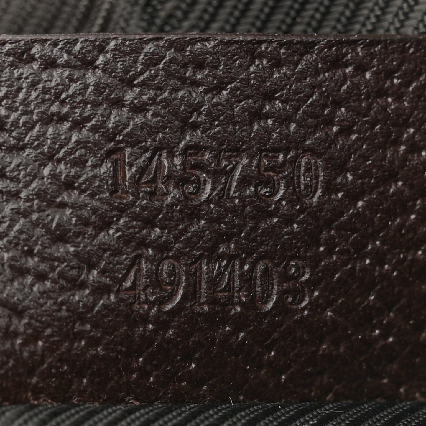 Monogram D Ring Cosmetic Case Brown