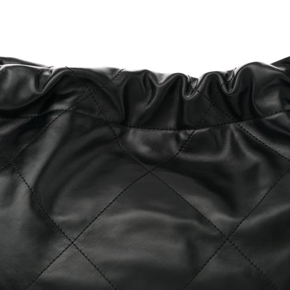 Chanel Shiny Calfskin Quilted Small Chanel 22 Black 9 of 12