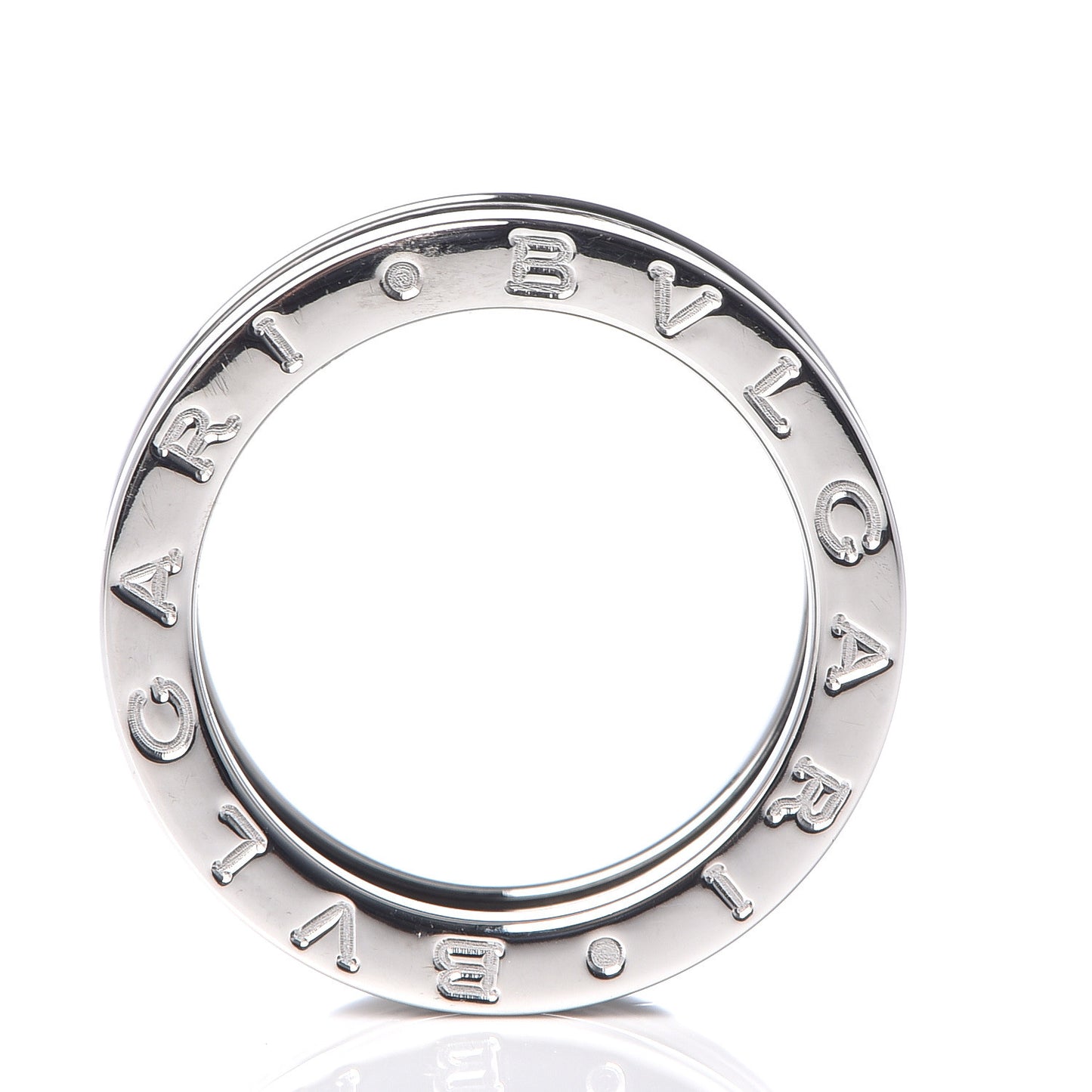 18K White Gold B.Zero1 Three-Band Ring 49 4.75