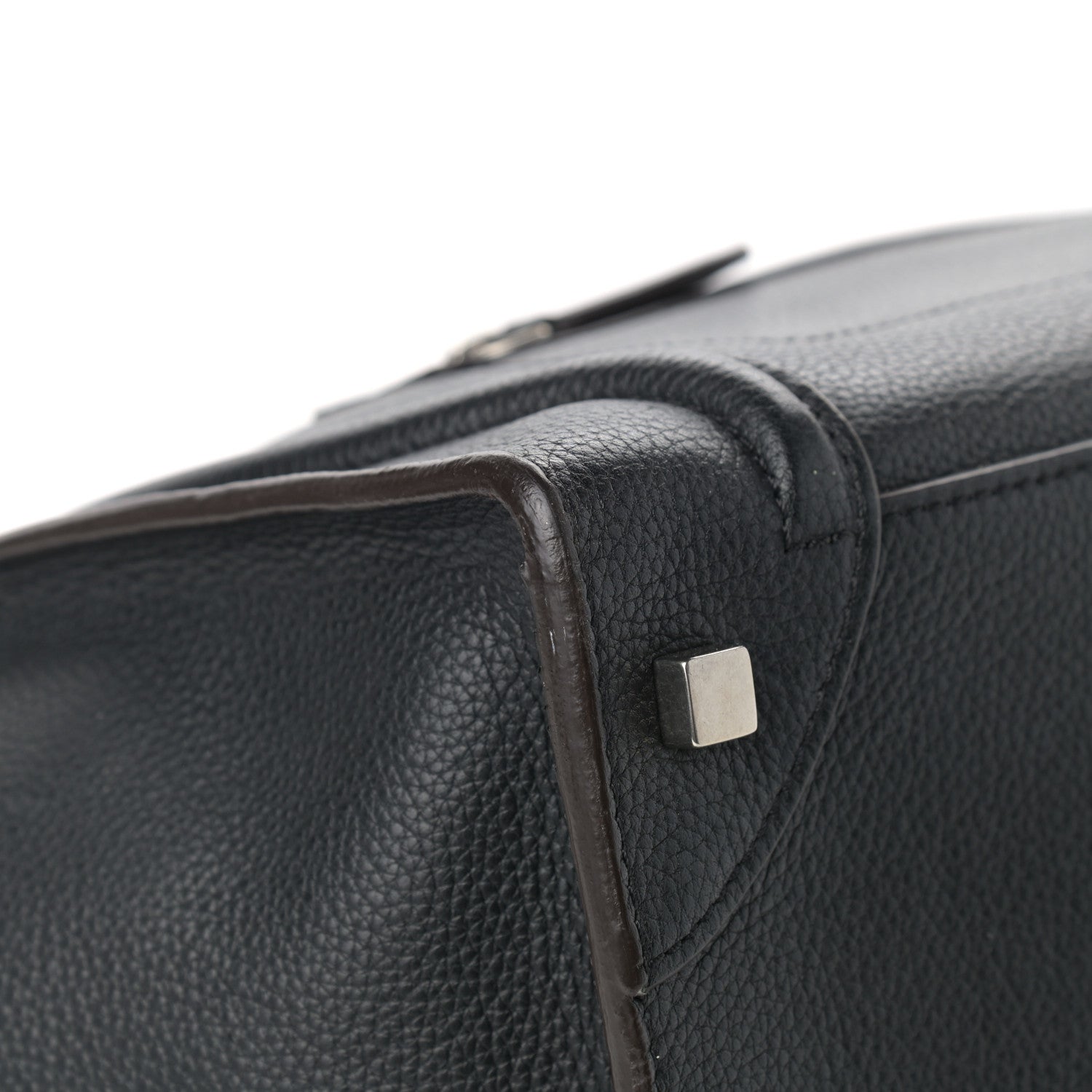Celine Drummed Calfskin Mini Luggage Black 8 of 11