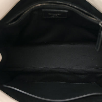 Saint Laurent Crinkled Calfskin Matelasse Monogram Medium Niki Shopper Tote Crema Soft 5 of 10