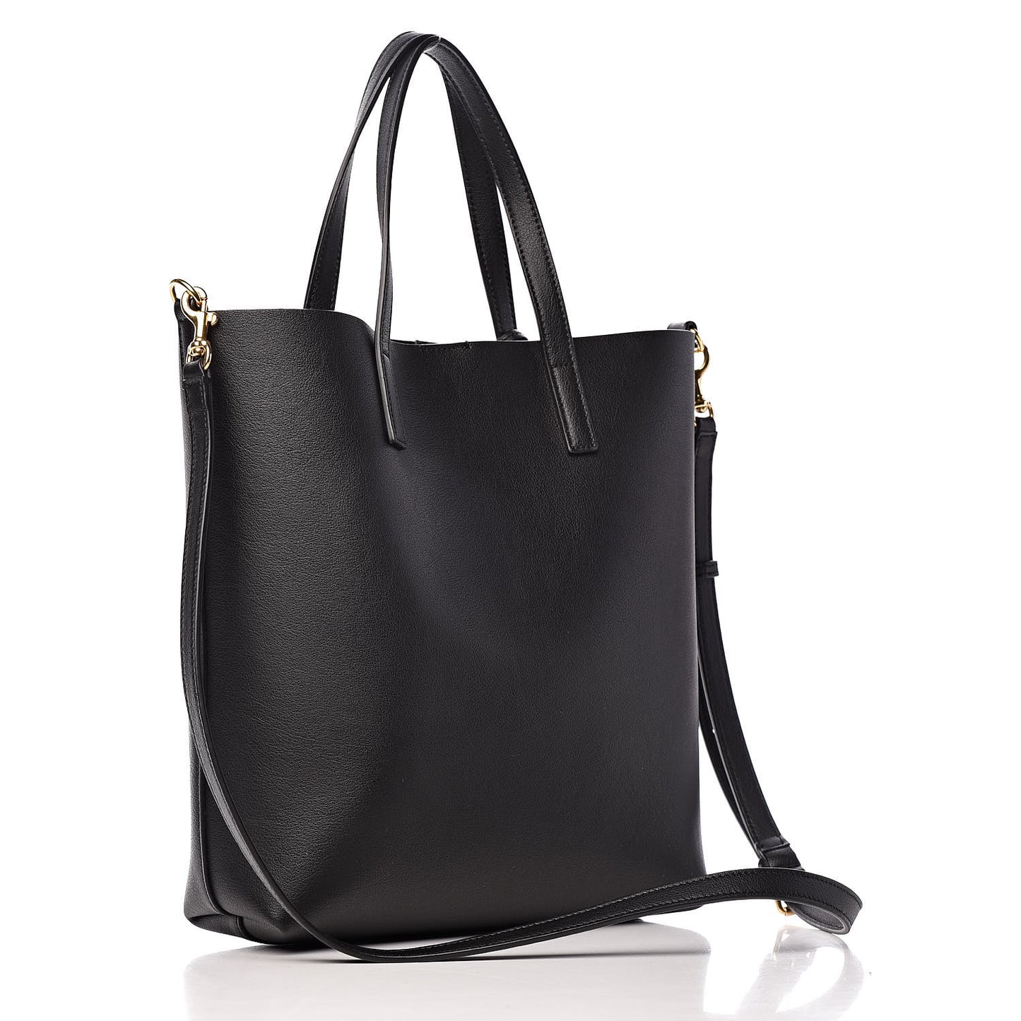 Calfskin Toy Shopping Tote Black