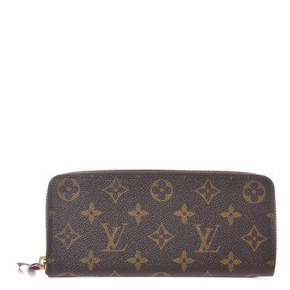 Louis Vuitton Monogram Clemence Wallet Fuchsia 1 of 8