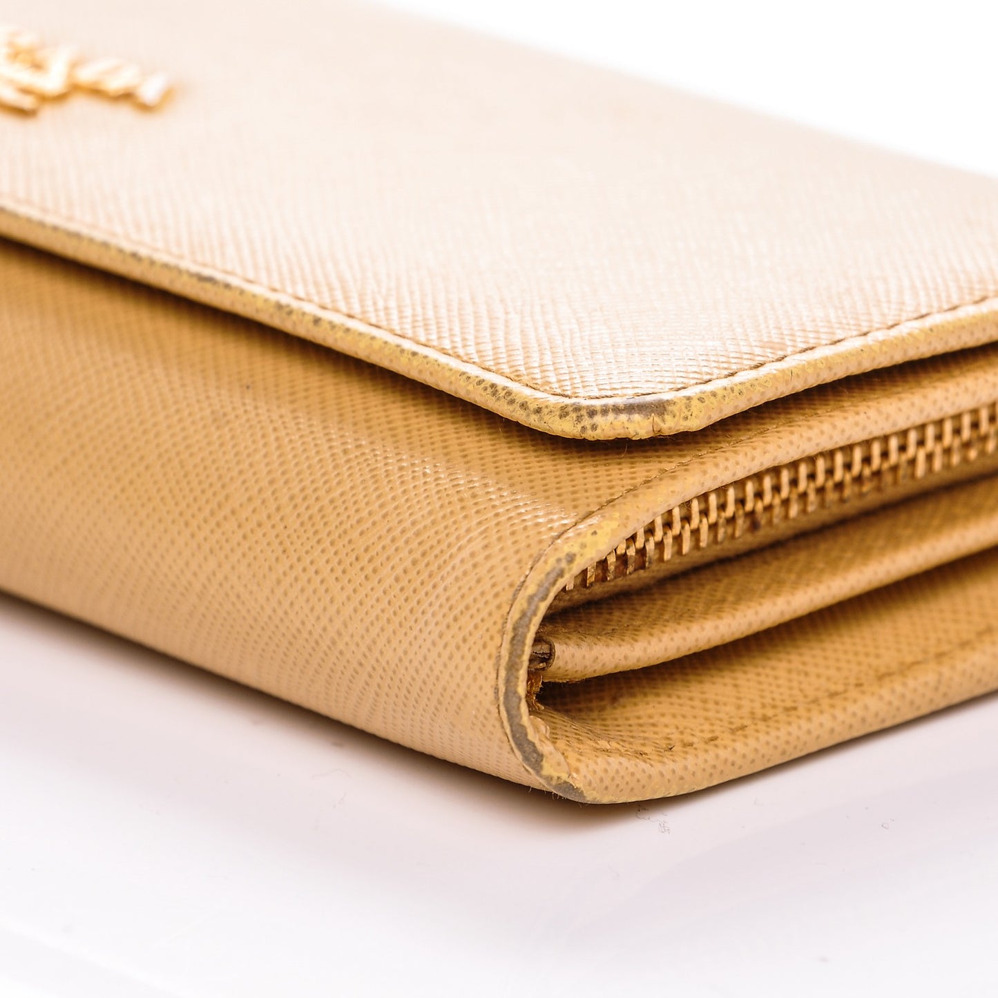 Saffiano Metal Continental Flap Wallet Ginestra