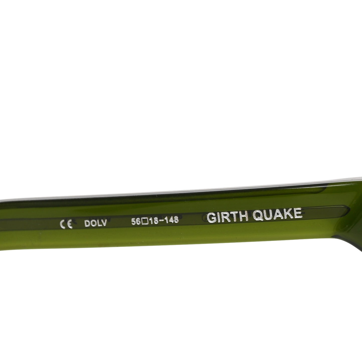 Acetate Girth Quake Sunglasses Green