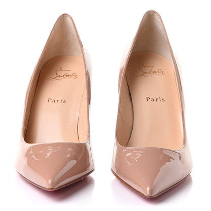Christian Louboutin Patent Decollete 554 85 Pumps 40.5 Nude 2 of 7