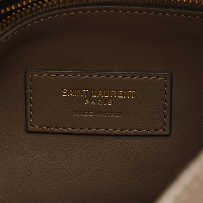 Saint Laurent Smooth Calfskin Small Le 5 A 7 Soft Hobo Dusty Grey 6 of 8