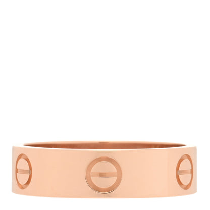 Cartier 18K Pink Gold 5.5mm LOVE Ring 58 8.25 1 of 5
