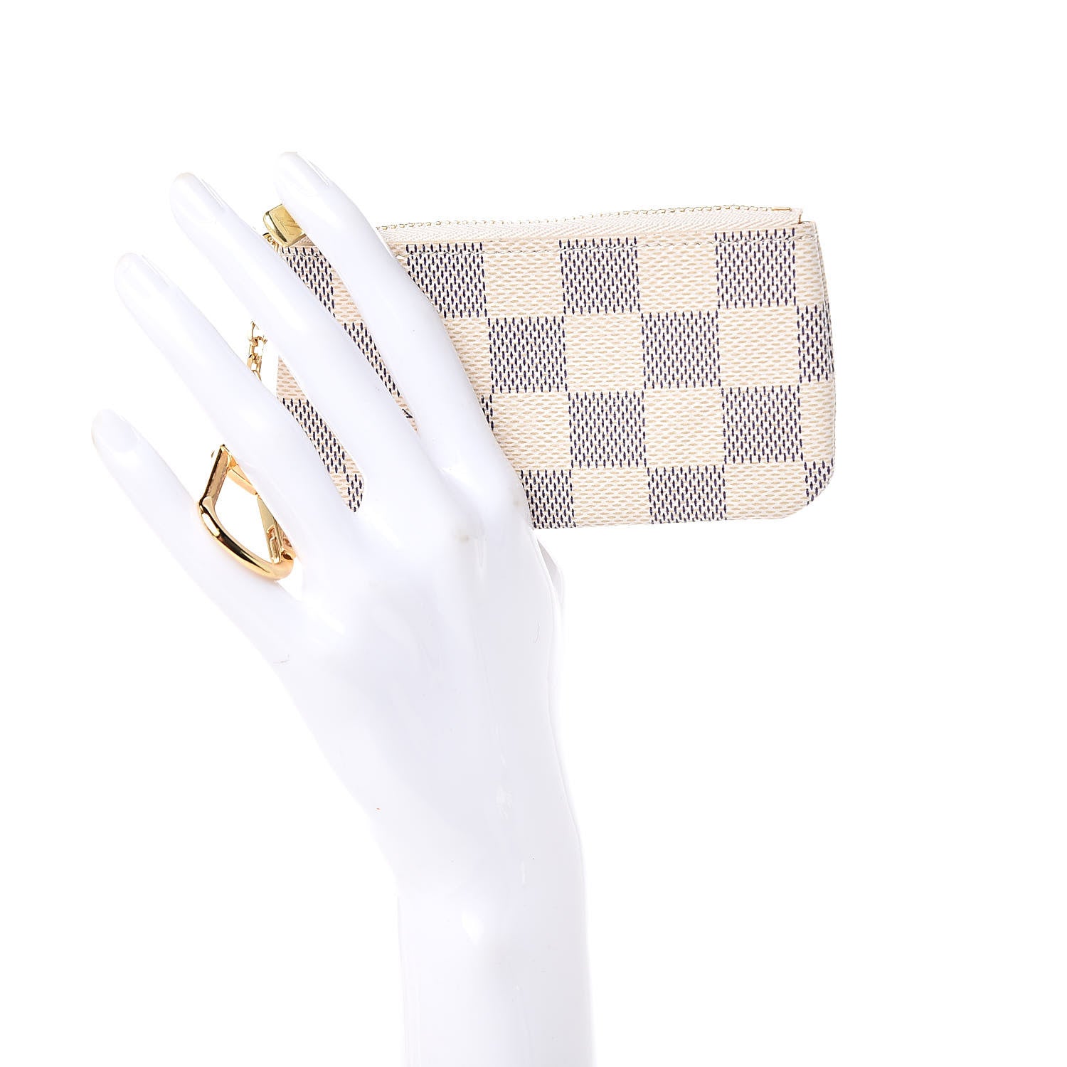 Louis Vuitton Damier Azur Key Pouch 2 of 7