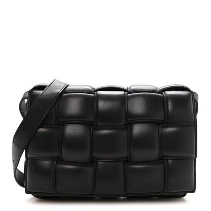 Bottega Veneta Nappa Maxi Intreccio Padded Cassette Crossbody Bag Black 1 of 10