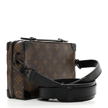 Louis Vuitton LOUIS VUITTON Monogram Macassar Handle Soft Trunk Black 2 of 10