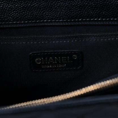 Chanel Caviar Quilted Grand Shopping Tote GST Black 9 of 13