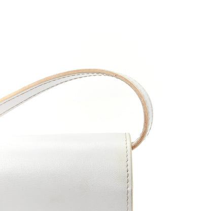 Off-White Calfskin Cash Jitney 1.0 Shoulder Bag White 18 of 18