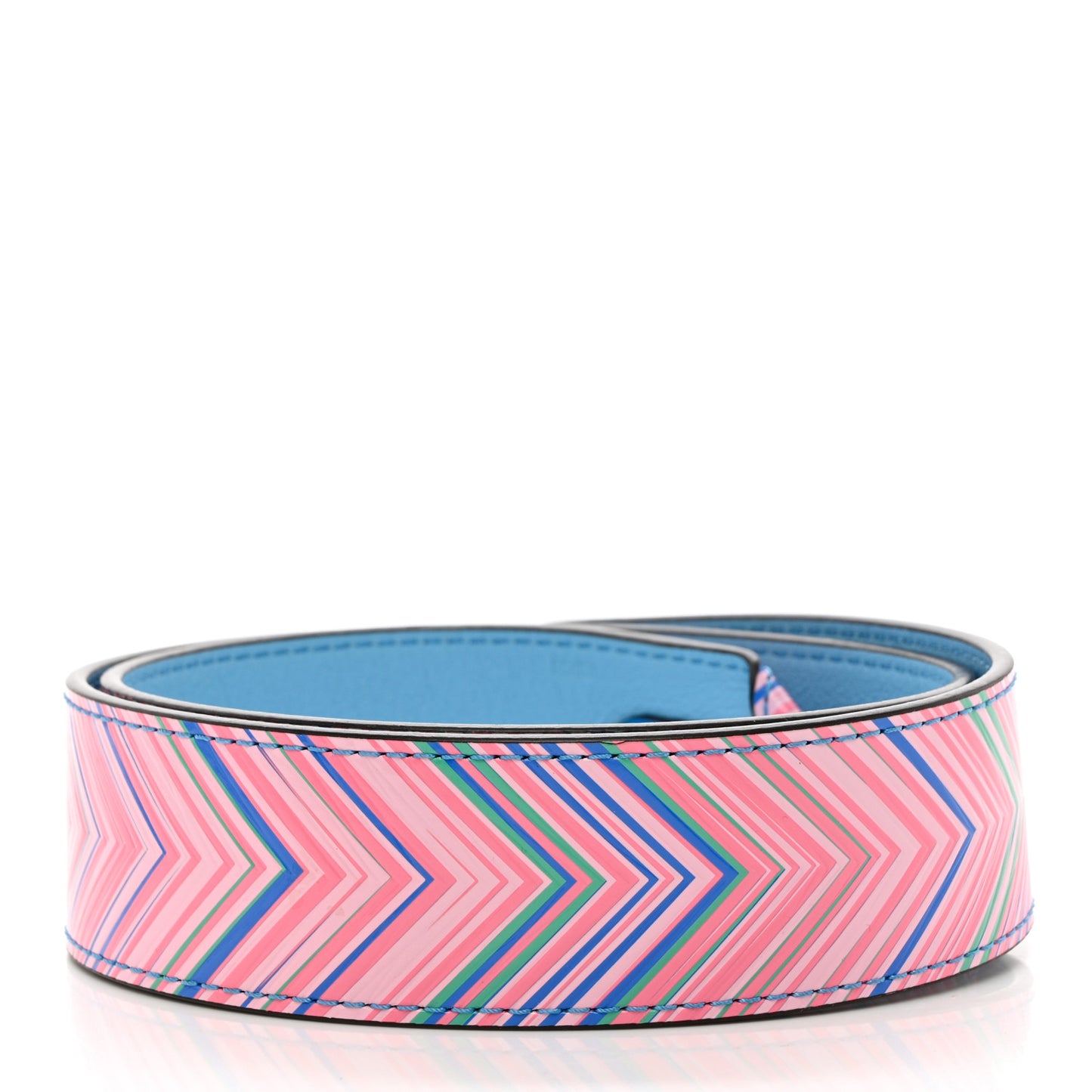 Epi Tropical Bandouliere Shoulder Strap Blue Rose