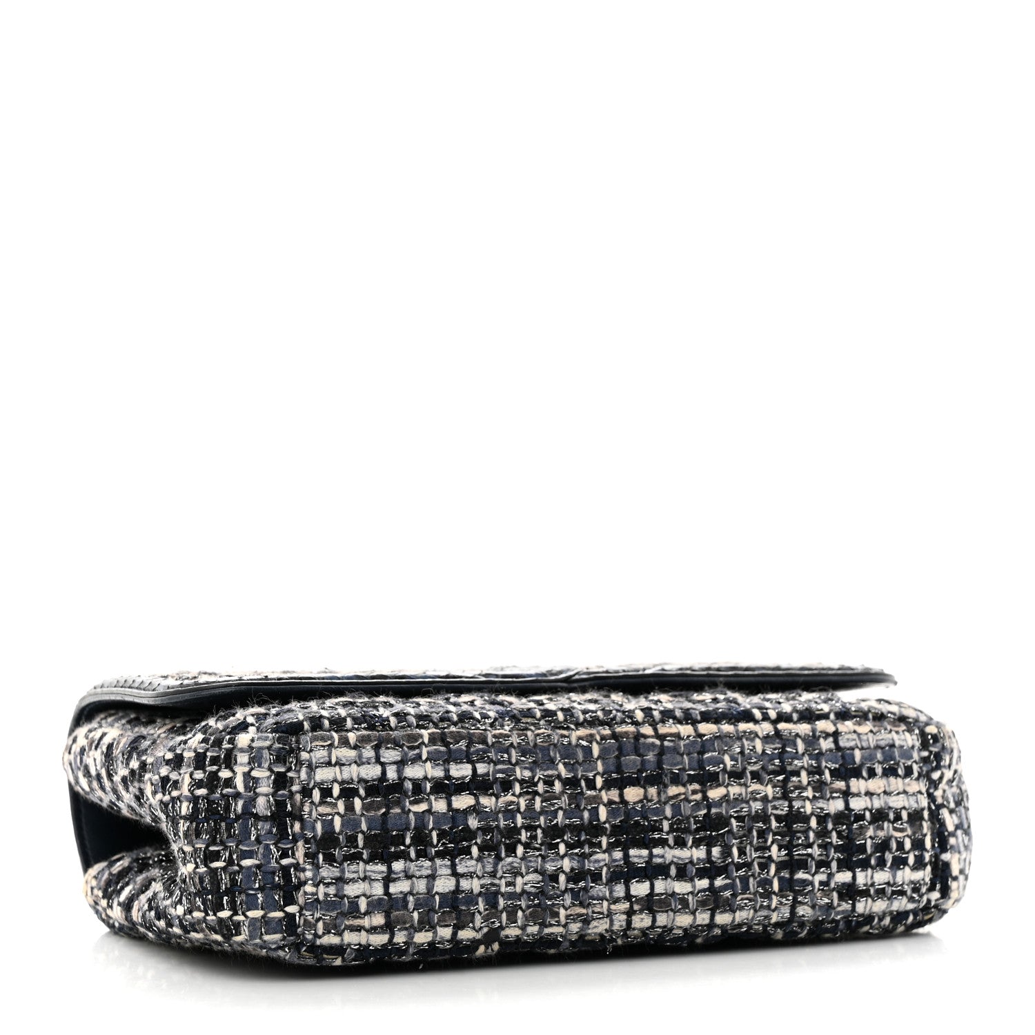 Chanel Tweed Snakeskin Quilted Small CC Filigree Flap Multicolor 4 of 12