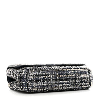 Chanel Tweed Snakeskin Quilted Small CC Filigree Flap Multicolor 4 of 12