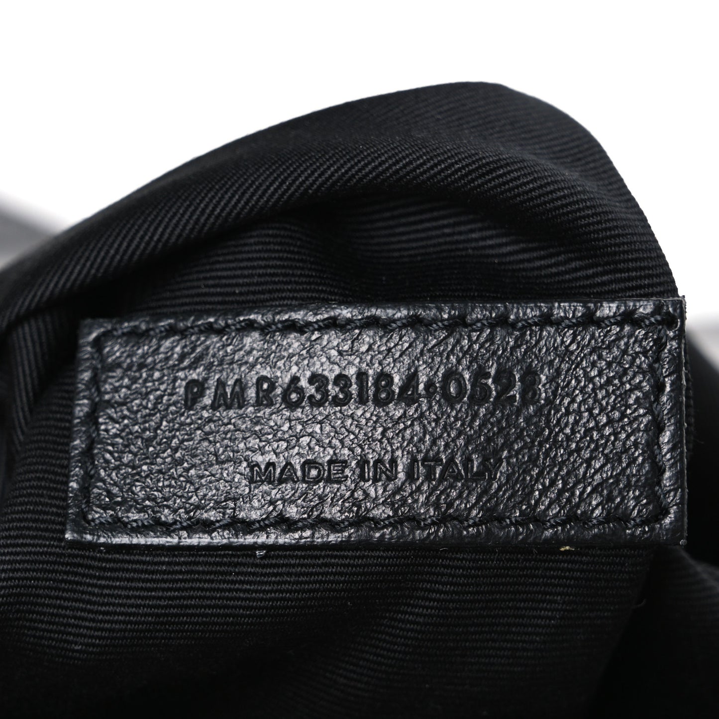Crinkled Calfskin Matelasse Monogram Medium Niki Chain Satchel Black