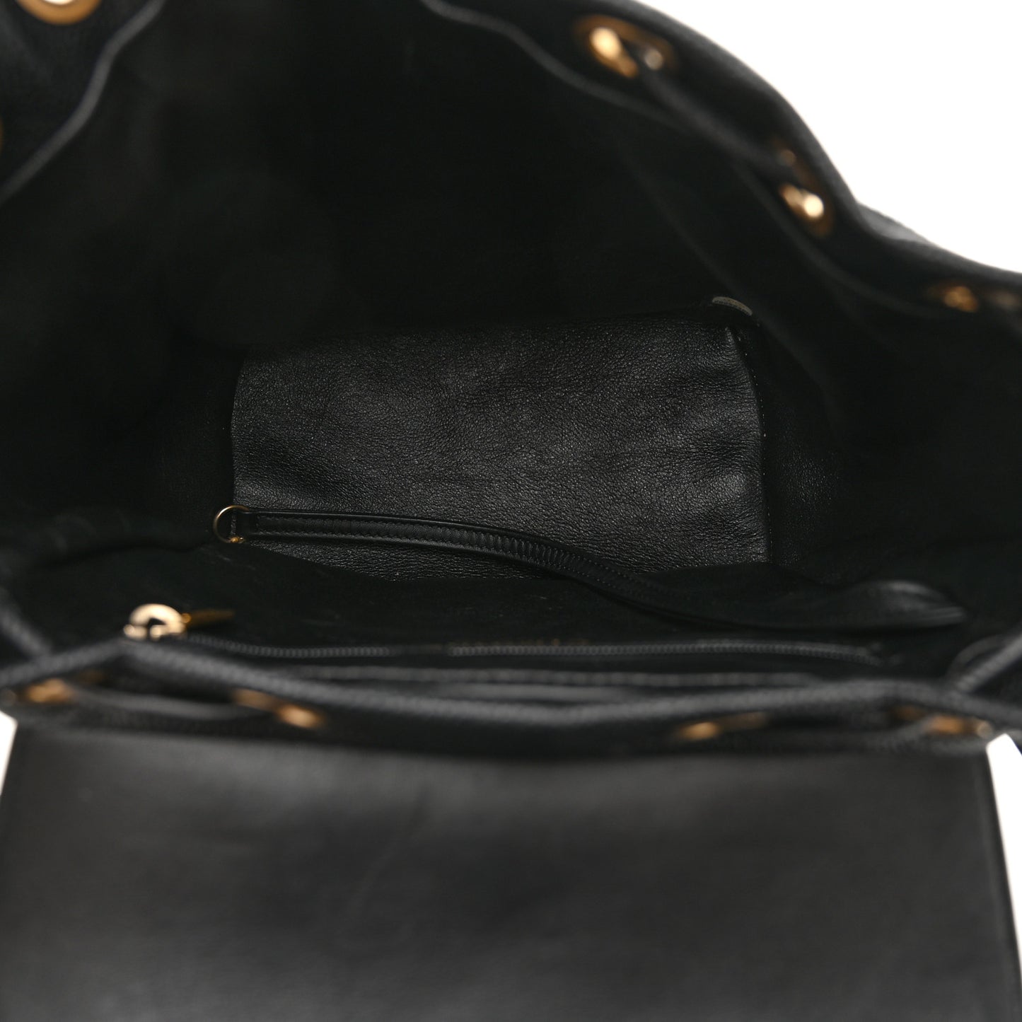 Caviar Quilted Filigree Backpack Black