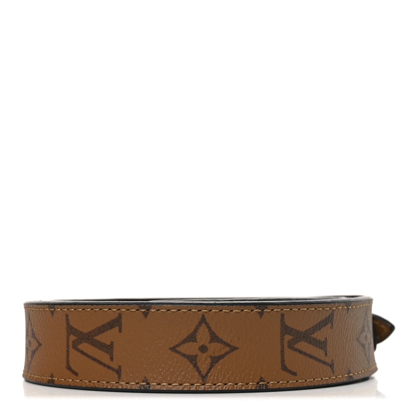 Reverse Monogram Bandouliere Shoulder Strap XL Black