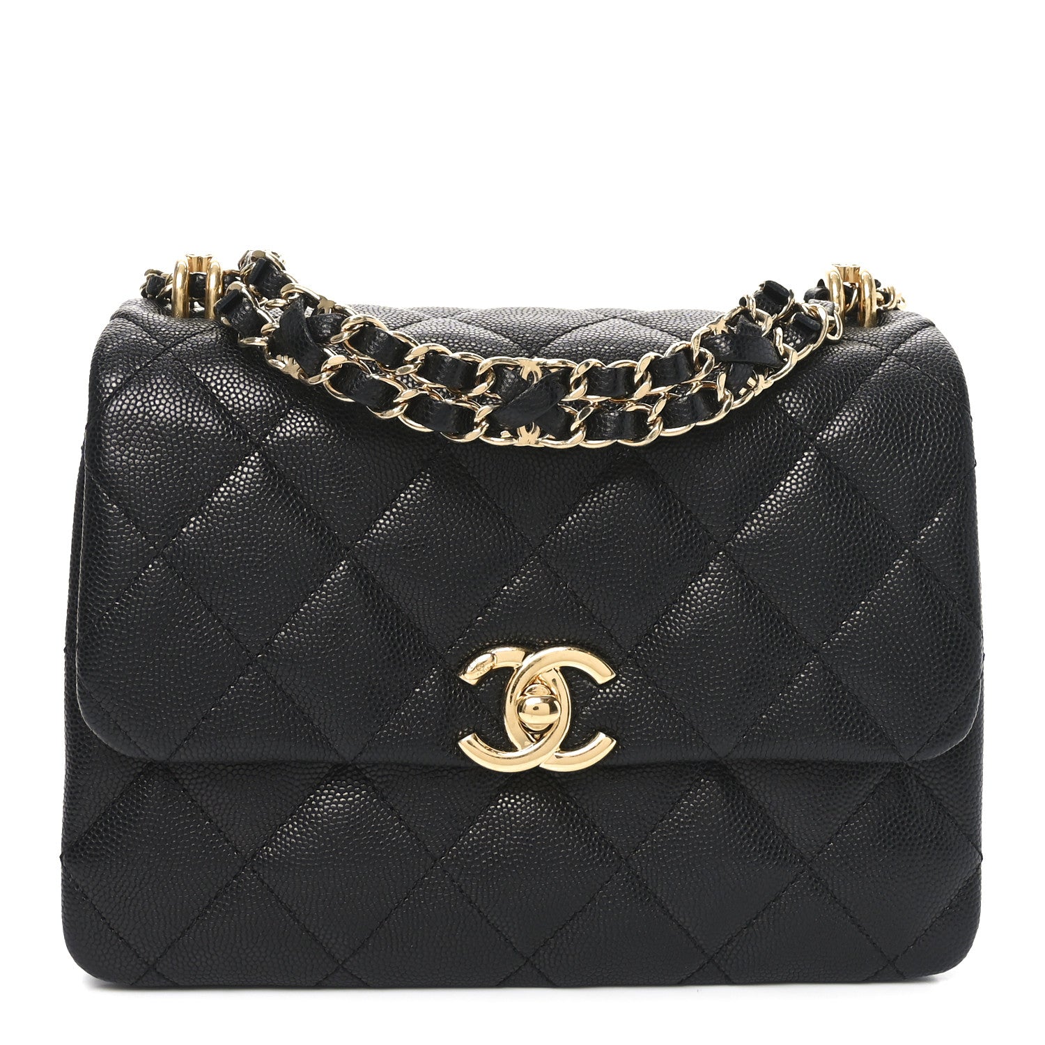 Chanel Caviar Quilted Mini Coco First Flap Black 1 of 11