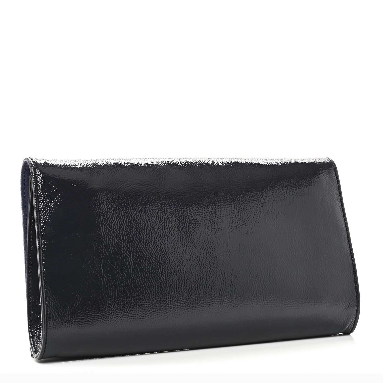 Gucci Soft Patent Medium Soho Clutch Uniform Blue 3 of 10