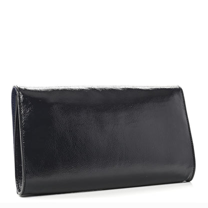 Gucci Soft Patent Medium Soho Clutch Uniform Blue 3 of 10