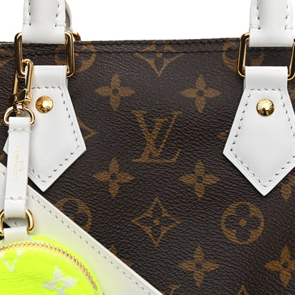 Louis Vuitton Monogram LV Match Speedy Bandouliere 25 White 7 of 9