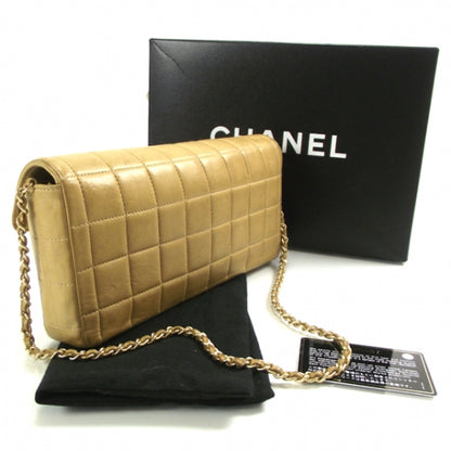 Chanel Lambskin East West Chocolate Bar Classic Flap Beige 3 of 12