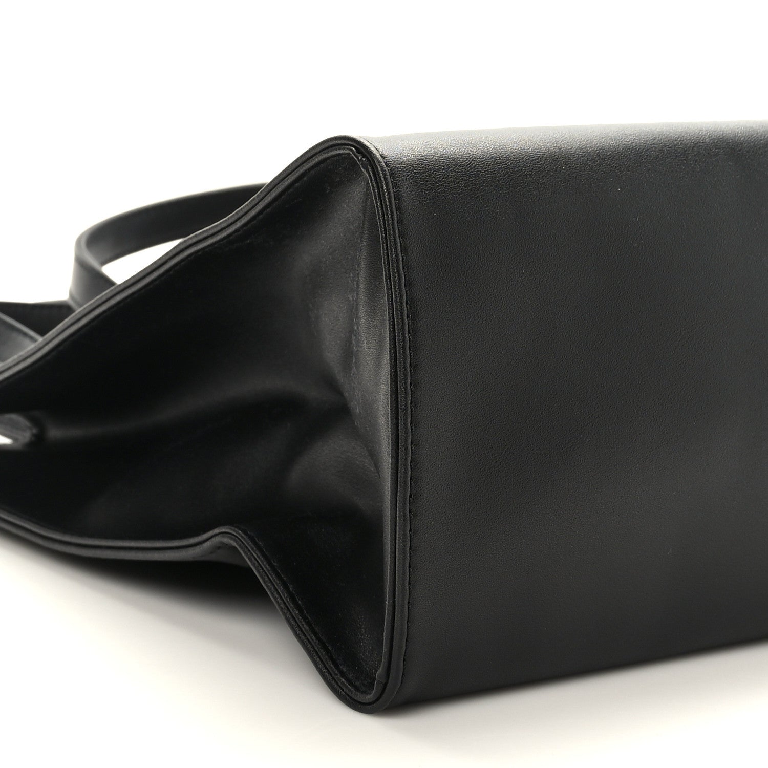 Telfar Vegan Leather Medium Shopping Bag Black 7 of 8