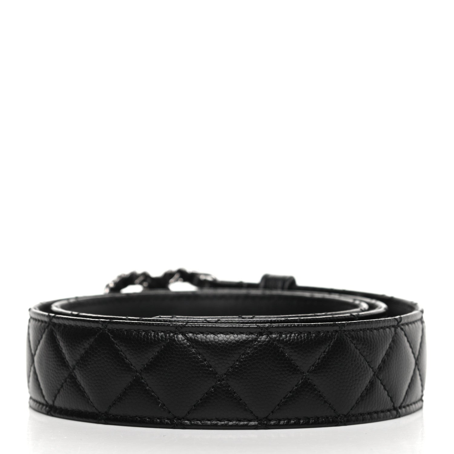 Chanel Caviar Quilted CC Chain Belt 85 34 Black 2 of 7