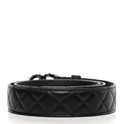 Chanel Caviar Quilted CC Chain Belt 85 34 Black 2 of 7