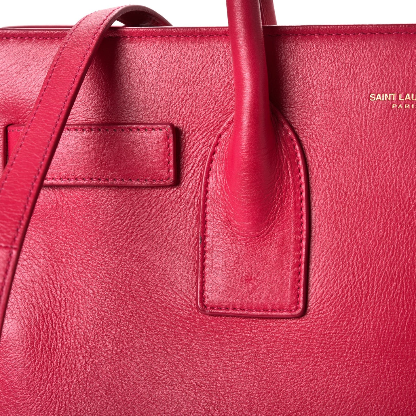 Calfskin Small Sac De Jour Lipstick Fuchsia