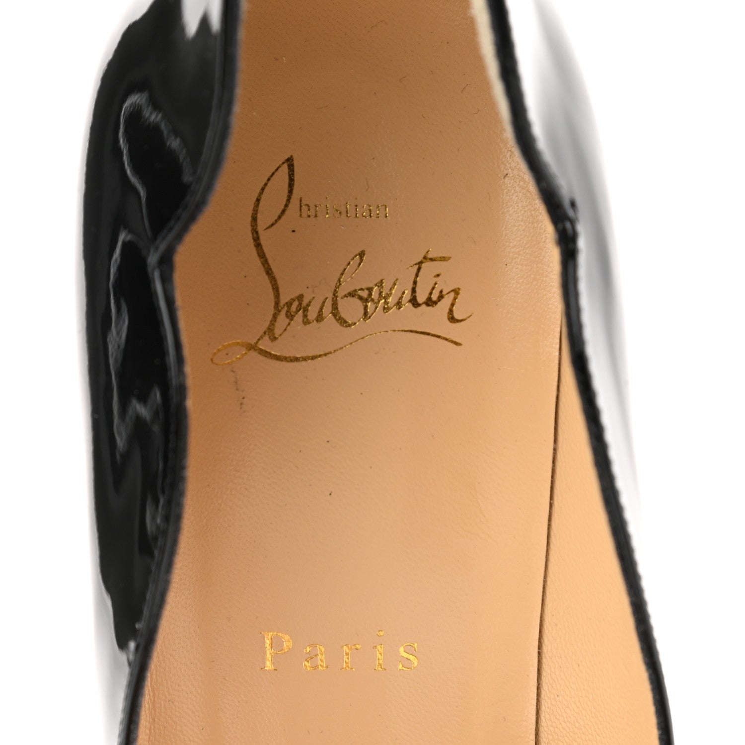 Christian Louboutin Patent Hot Chick 100 Pumps 39 Black 7 of 7