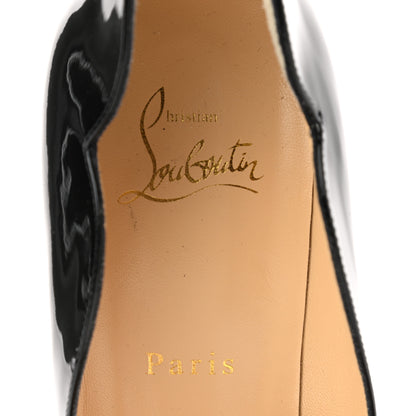 Christian Louboutin Patent Hot Chick 100 Pumps 39 Black 7 of 7