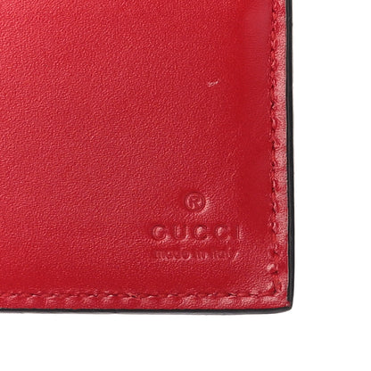 Gucci Guccissima Bi-Fold Wallet Red 6 of 10