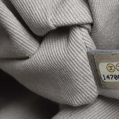 Chanel Iridescent Calfskin Large Just Mademoiselle Grey 7 of 17