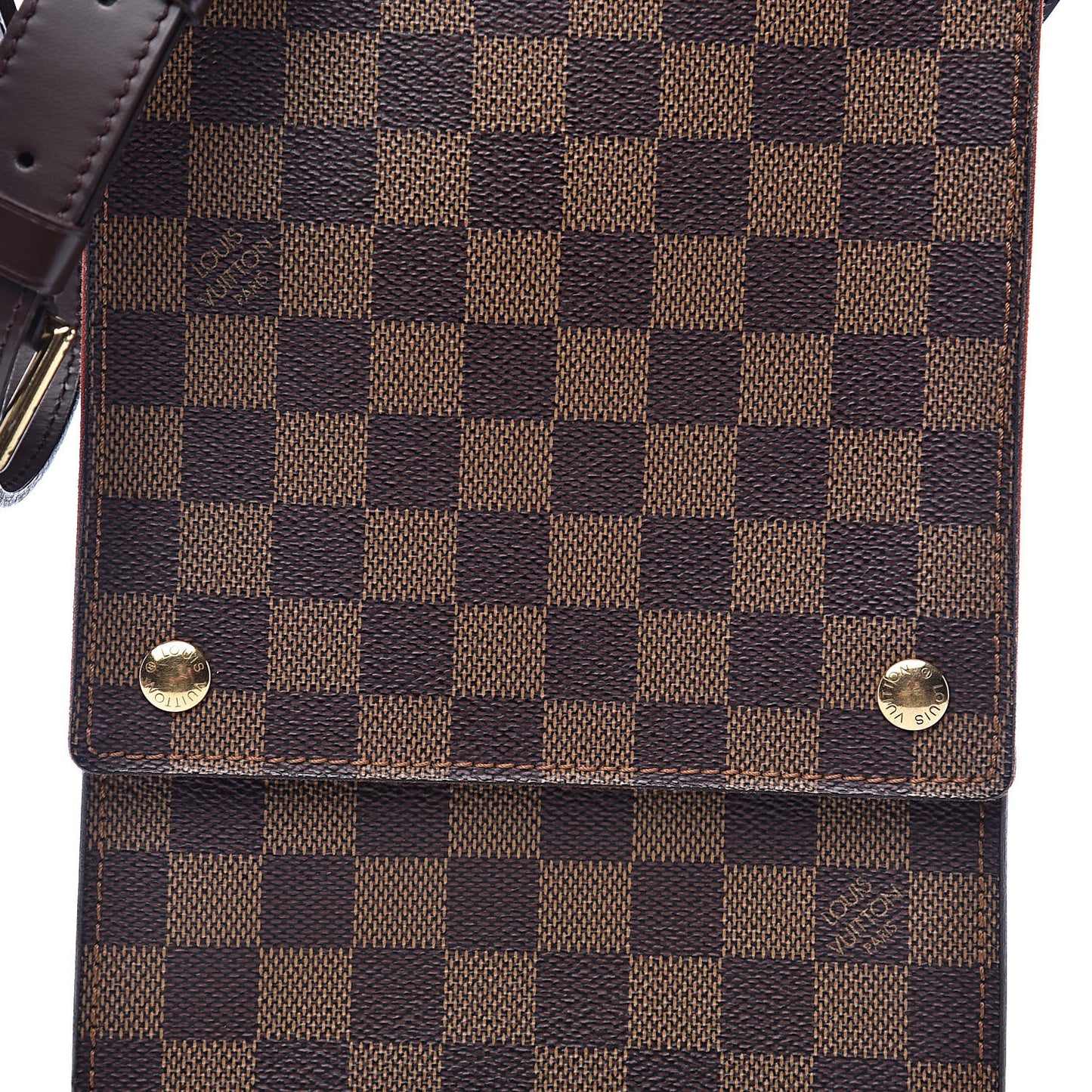 Damier Ebene Portobello Travel Shoulder Bag
