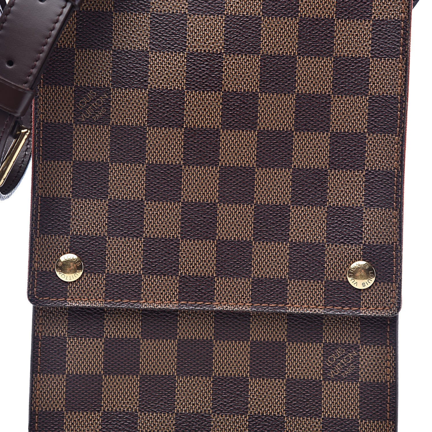 Louis Vuitton Damier Ebene Portobello Travel Shoulder Bag 9 of 9
