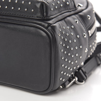 MCM Calfskin Stud X-Mini Stark Bebe Boo Backpack Black 9 of 10