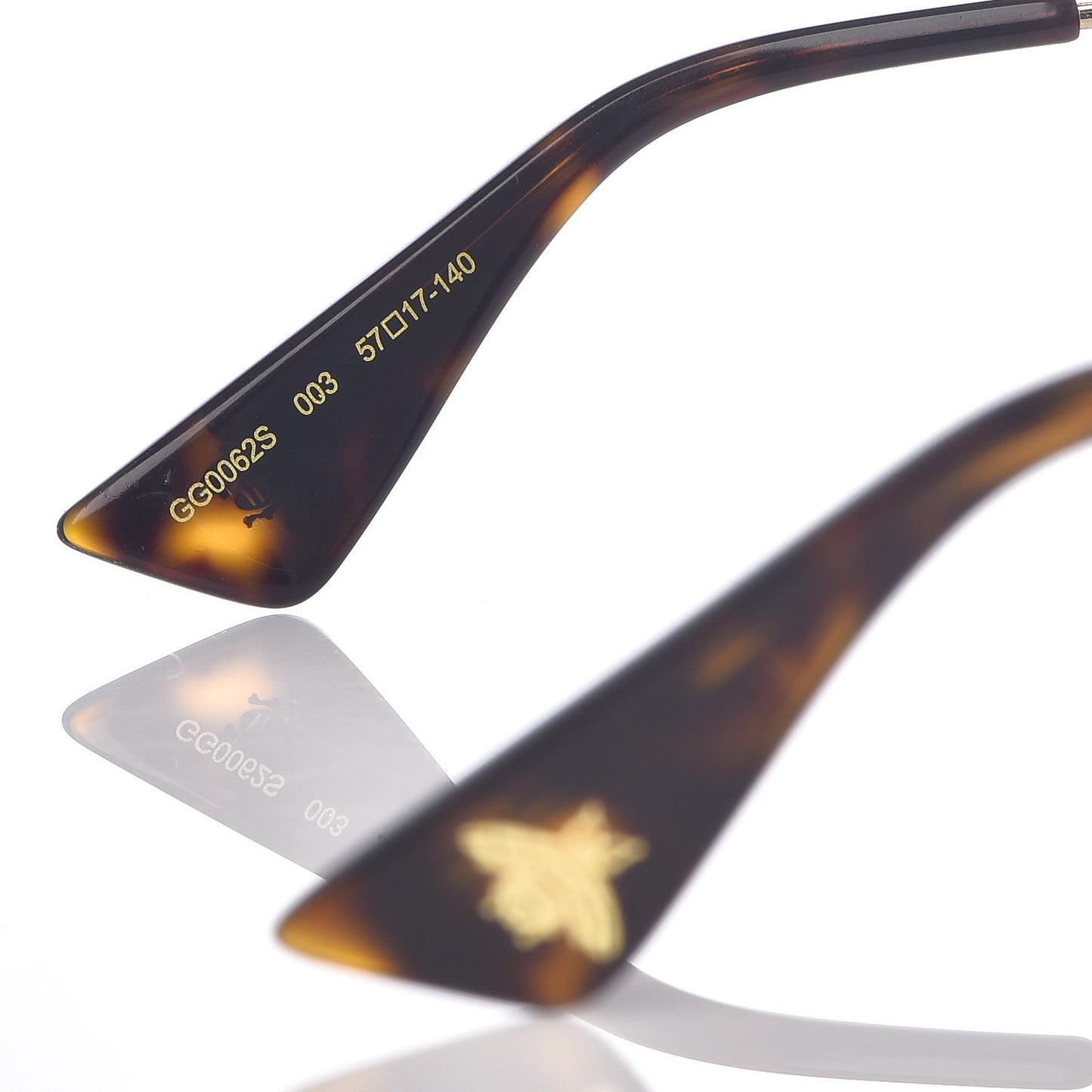 Web Aviator Sunglasses GG0062S Green Red