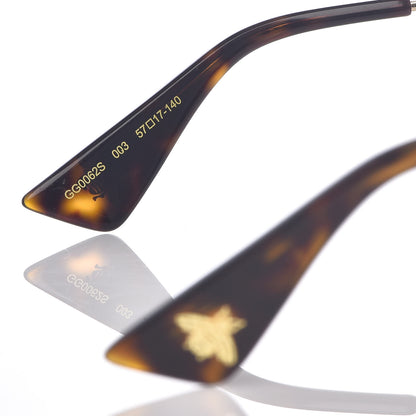 Gucci Web Aviator Sunglasses GG0062S Green Red 6 of 7