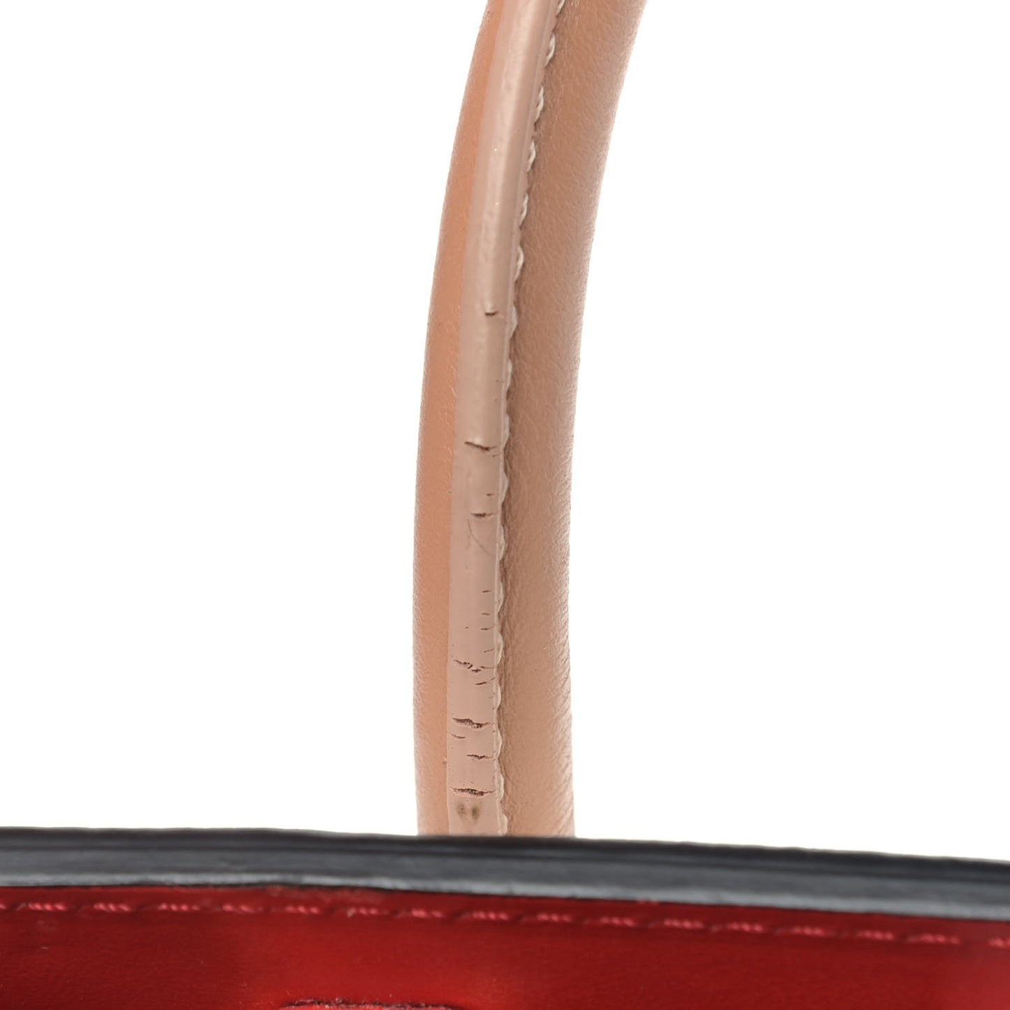 Calfskin Patent Studded Small Paloma White