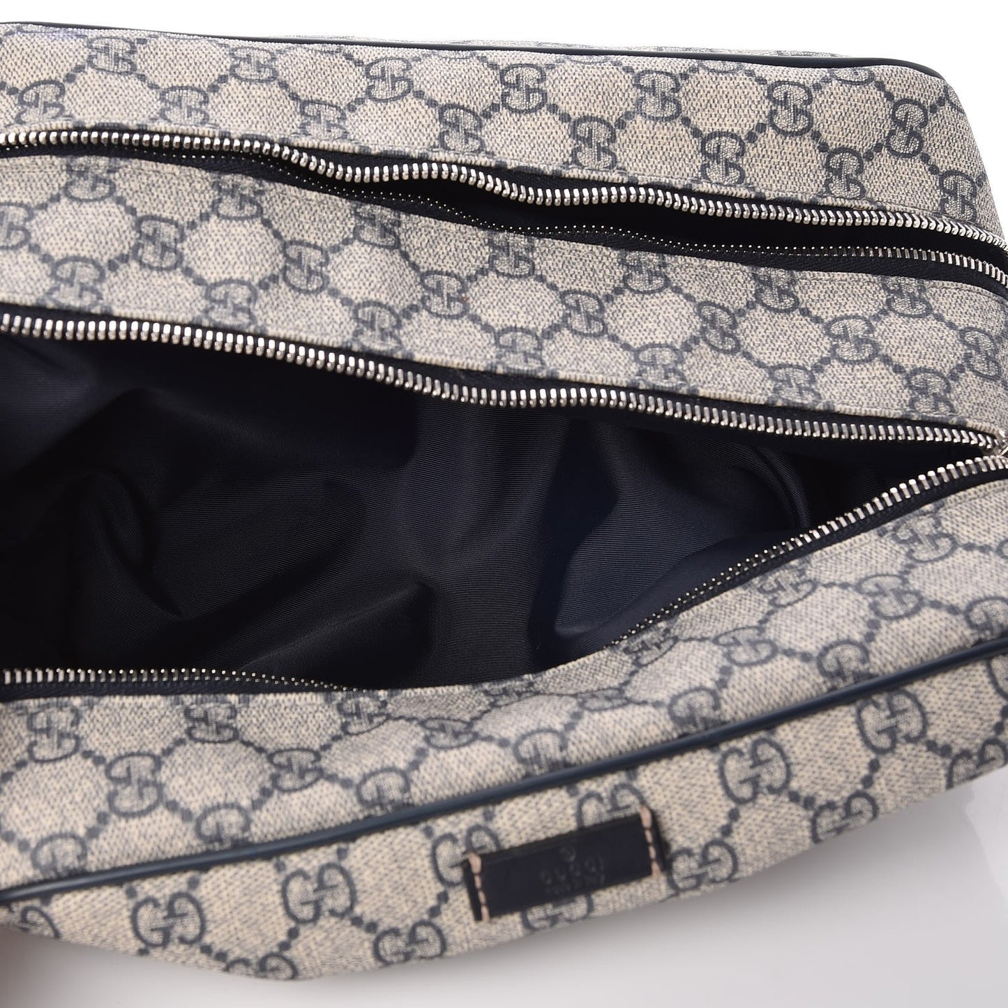 GG Plus Monogram Toiletry Case Navy