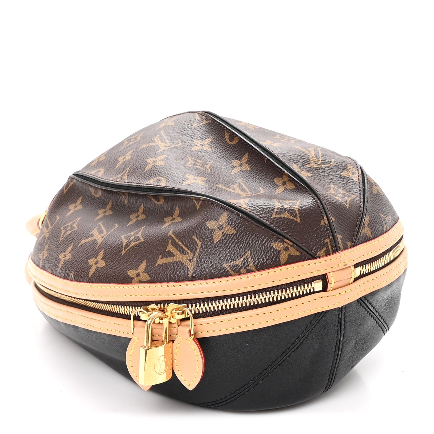Monogram Braided Egg Bag Black