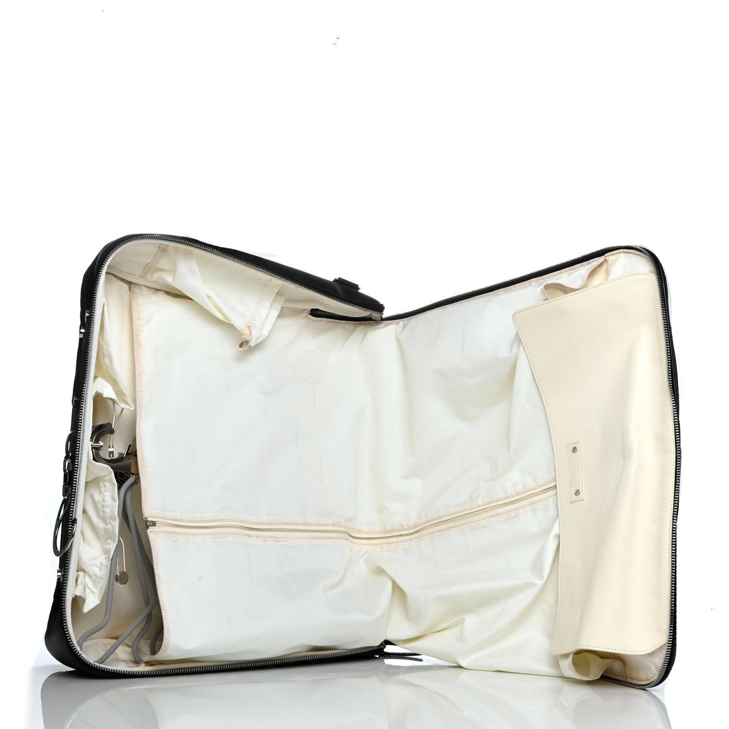 Nappa Quilted Garment Bag Black