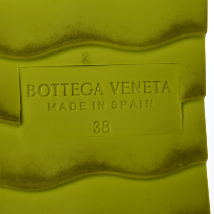Bottega Veneta Mesh Lambskin Sporty Web Stretch Ankle Tie Espadrilles 38 Kiwi 7 of 8