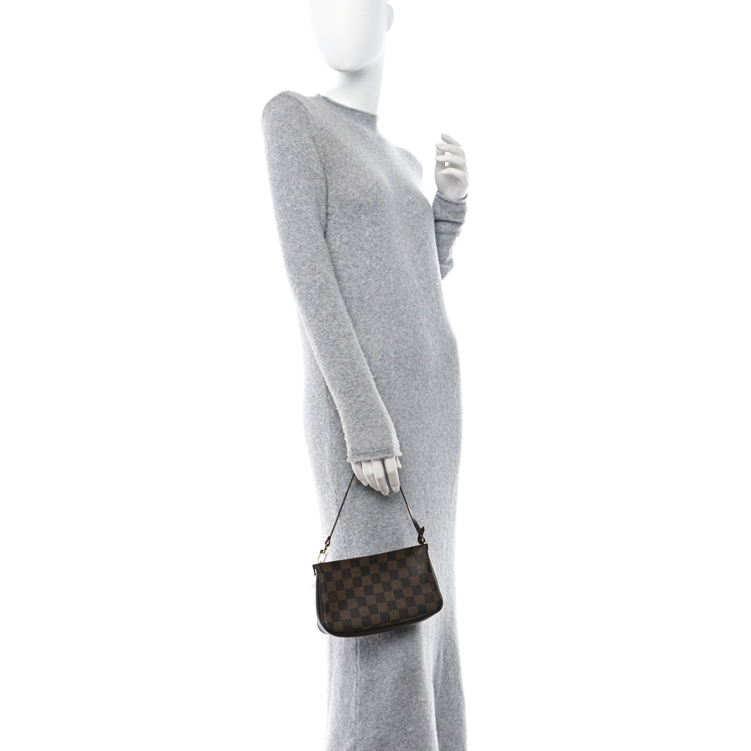 Louis Vuitton Damier Ebene Navona Pochette Accessories 3 of 10
