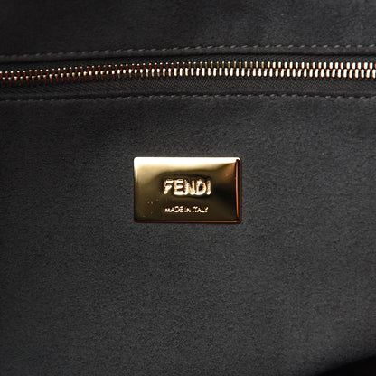 Fendi Vitello Glacier Medium FF Tote Rosso Cardinale 5 of 9