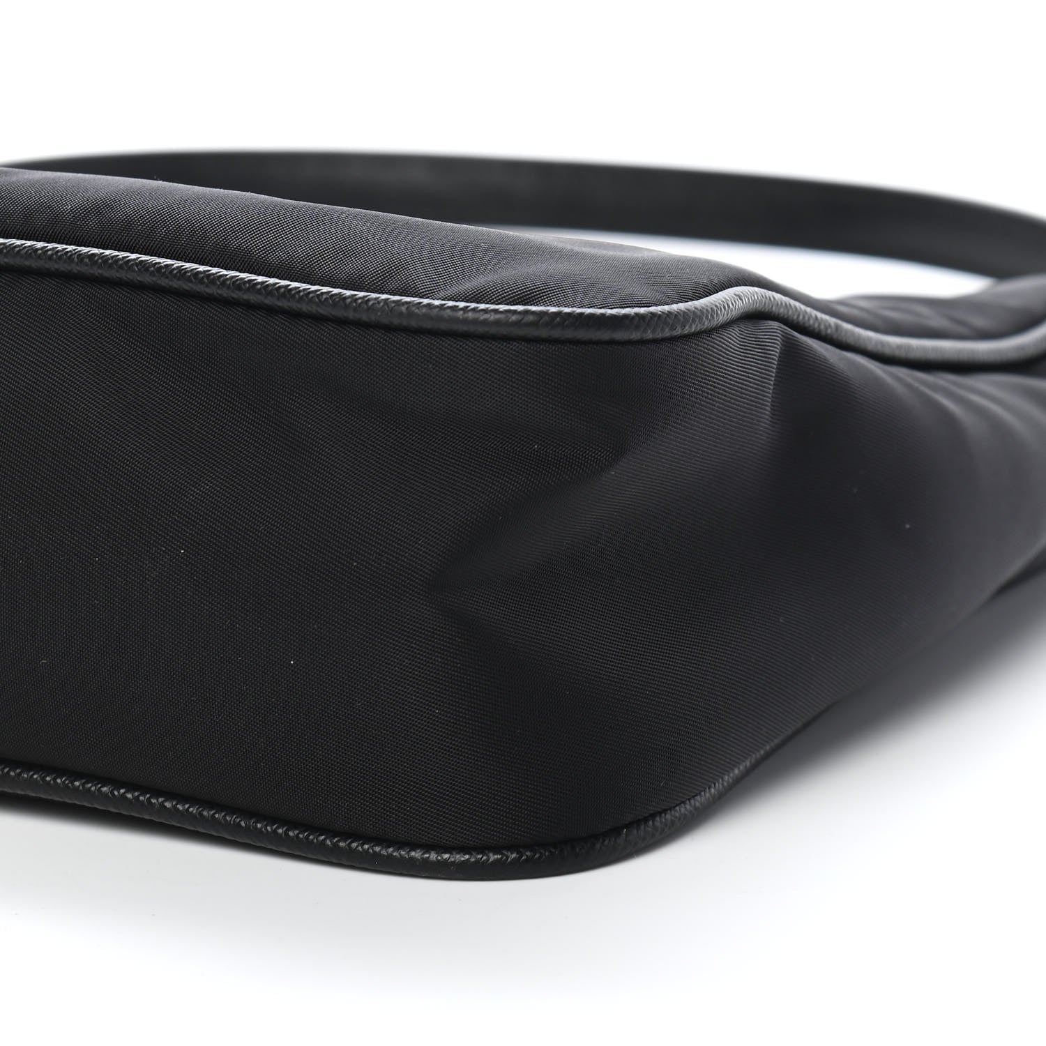 Prada Tessuto Nylon Saffiano Mini Re-Edition 2005 Bag Black 9 of 10