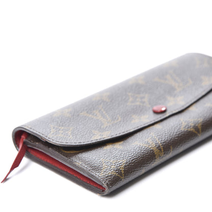Louis Vuitton Monogram Emilie Wallet Fuchsia 5 of 8